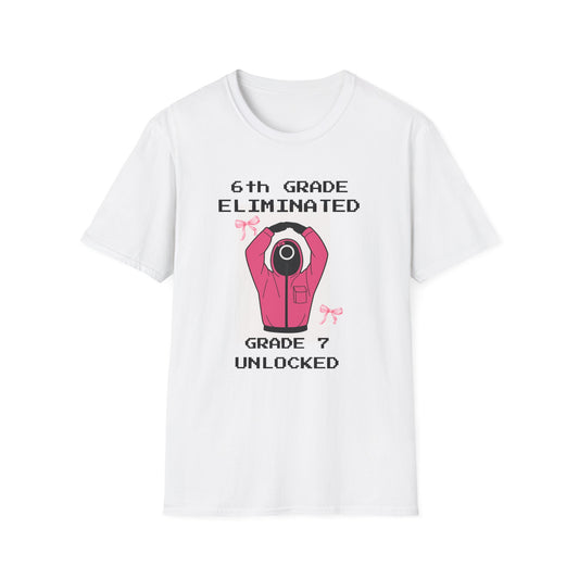 Squid Game 6th Grade Eliminated T-Shirt | Unisex Trendy Back to School Fun